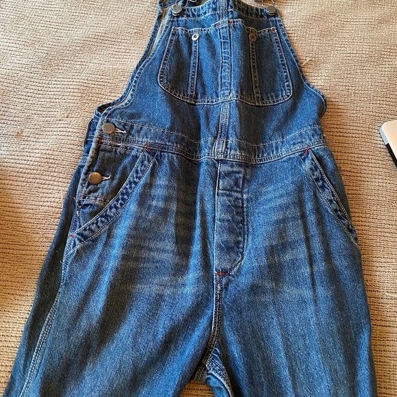 Free People Size 25 Denim Overalls - Picture 4 of 4